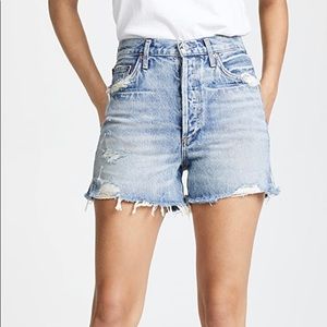 AGOLDE Dee Denim Shorts - Size 25 (NWT)